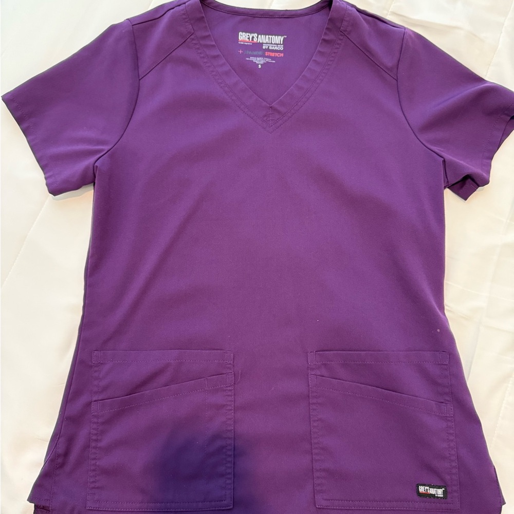 Grey's Anatomy Violet Scrub Top